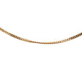 Gold Plated CD Logo Chain Necklace