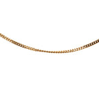 Gold Plated CD Logo Chain Necklace