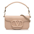 Small Calfskin VLogo Loco Satchel