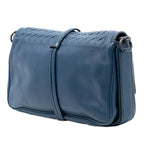 Nappa Intrecciato Double Pocket Flap Crossbody