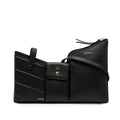 Mini Leather 3 Pocket Crossbody