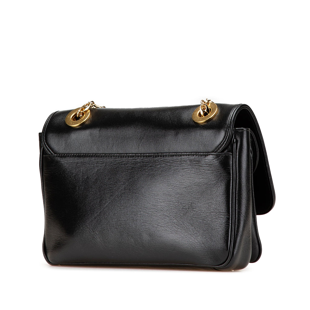 Small Leather Marina Chain Shoulder Bag