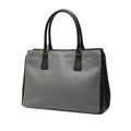 Medium Bicolor Saffiano Lux Galleria Satchel