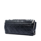 Quilted Lambskin East West Mademoiselle Flap