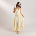 Lounge Underwear Drop-Waist Maxi Dress - Lemon