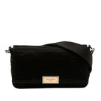 Nylon Logo Plaque Messenger Bag
