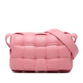Small Nappa Intrecciato Padded Cassette Crossbody