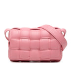 Small Nappa Intrecciato Padded Cassette Crossbody