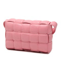 Small Nappa Intrecciato Padded Cassette Crossbody