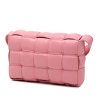 Small Nappa Intrecciato Padded Cassette Crossbody