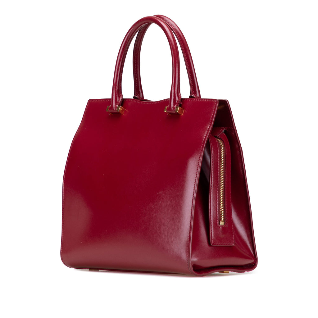 Small Leather Uptown Satchel