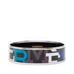 Wide Capitales Enamel Bangle 65
