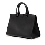 Small Textured Leather Cabas Chyc Satchel