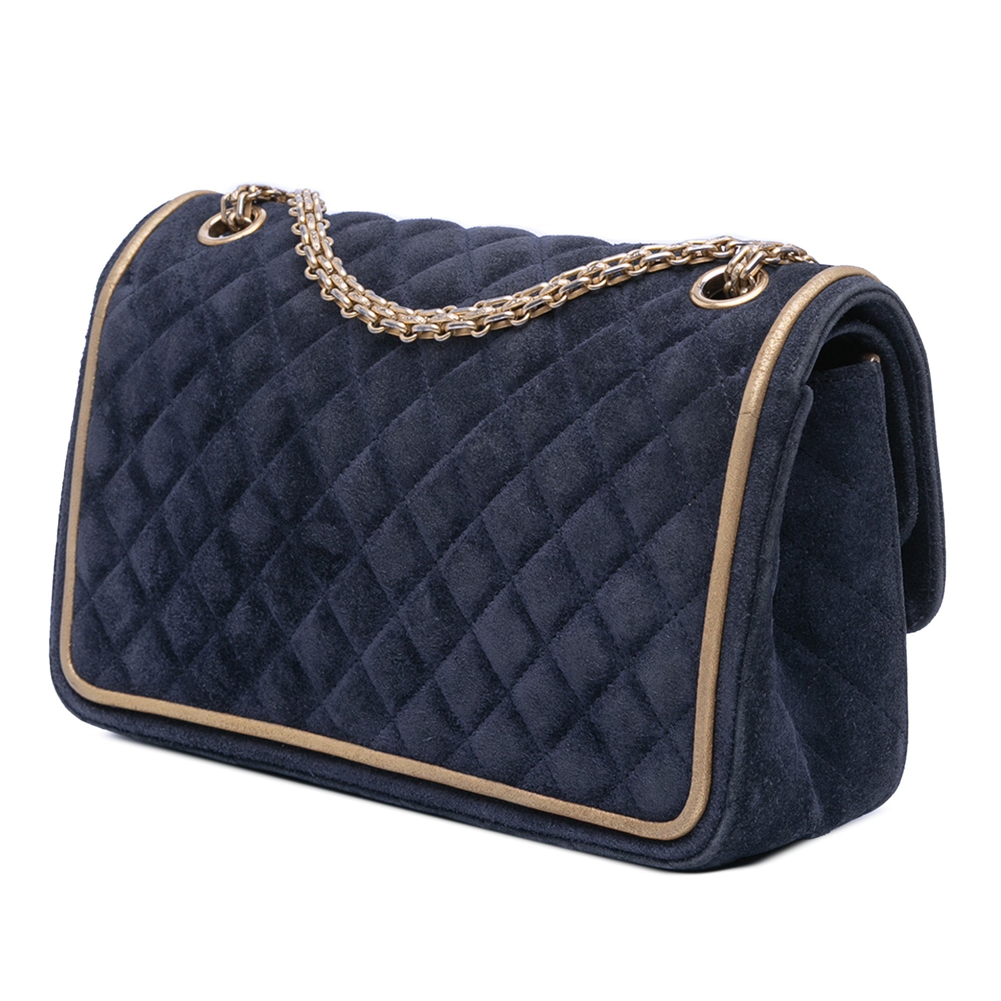 Reissue 2.55 Quilted Suede Double Flap 225