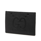 Jumbo GG Embossed Leather Card Holder