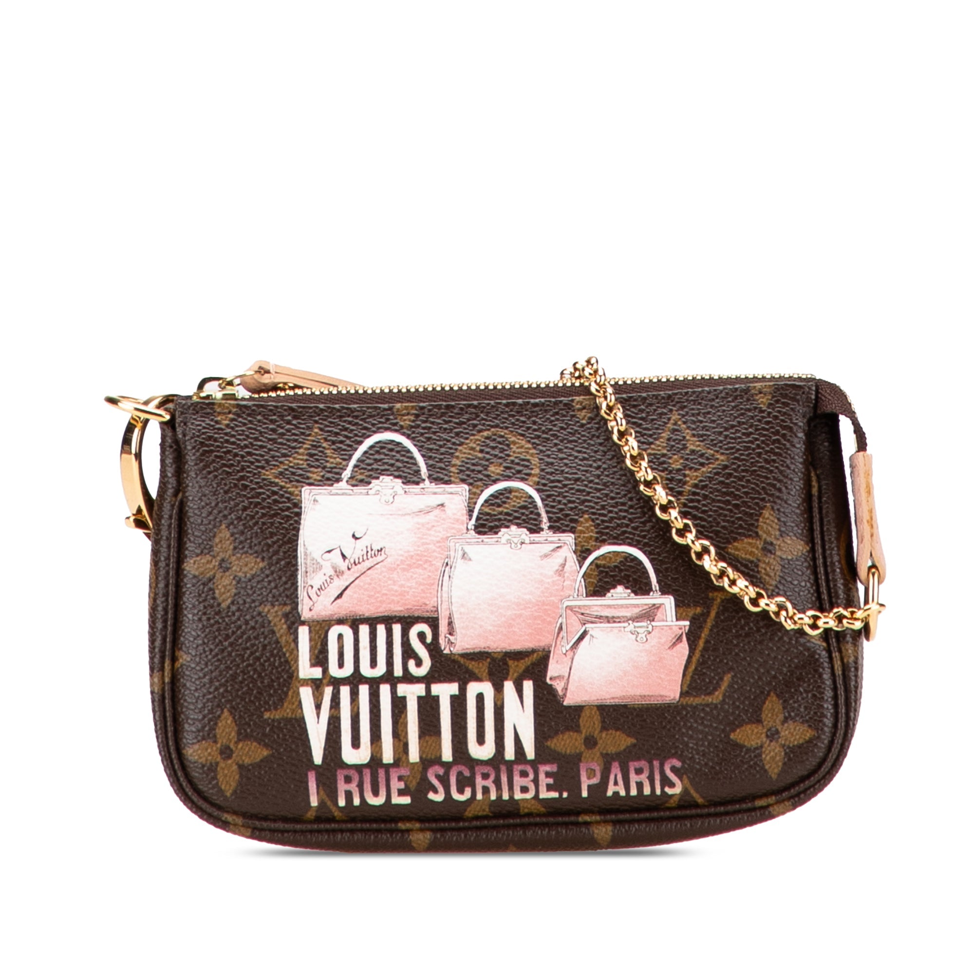 Monogram Affiche Mini Pochette Accessoires