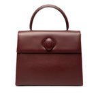 Leather Must de Cartier Turn Lock Handbag