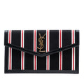 Canvas Striped Uptown Pouch