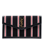 Canvas Striped Uptown Pouch