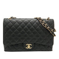 Maxi Classic Caviar Double Flap