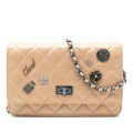 Quilted Aged Calfskin Reissue 2.55 Lucky Charms Wallet On Chain
