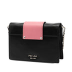 City Calf Crystal Embellished Ribbon Bag