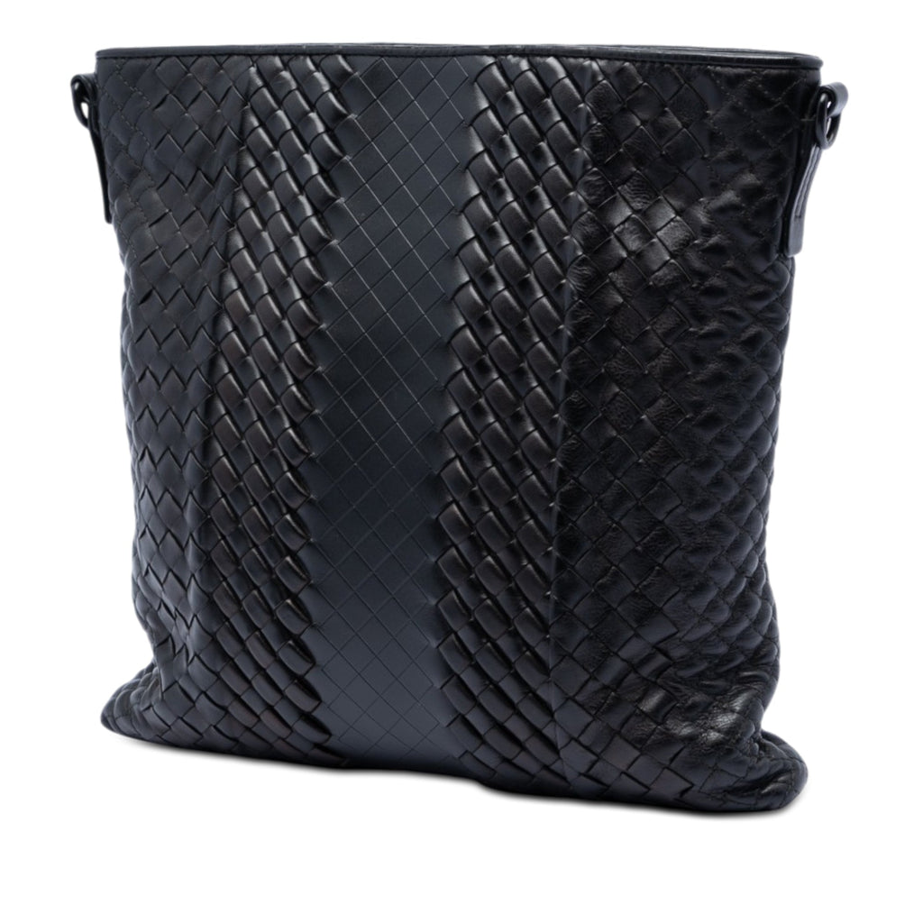 Leather Intreccio Imperatore Crossbody