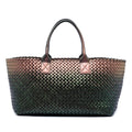 Medium Iridescent Nappa Intrecciato Cabat Tote