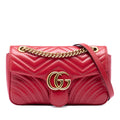 Medium GG Marmont Matelasse Leather Shoulder Bag