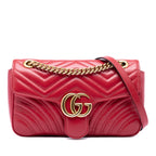 Medium GG Marmont Matelasse Leather Shoulder Bag