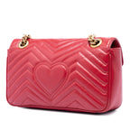 Medium GG Marmont Matelasse Leather Shoulder Bag
