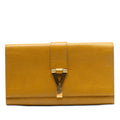 Textured Leather Chyc Ligne Clutch