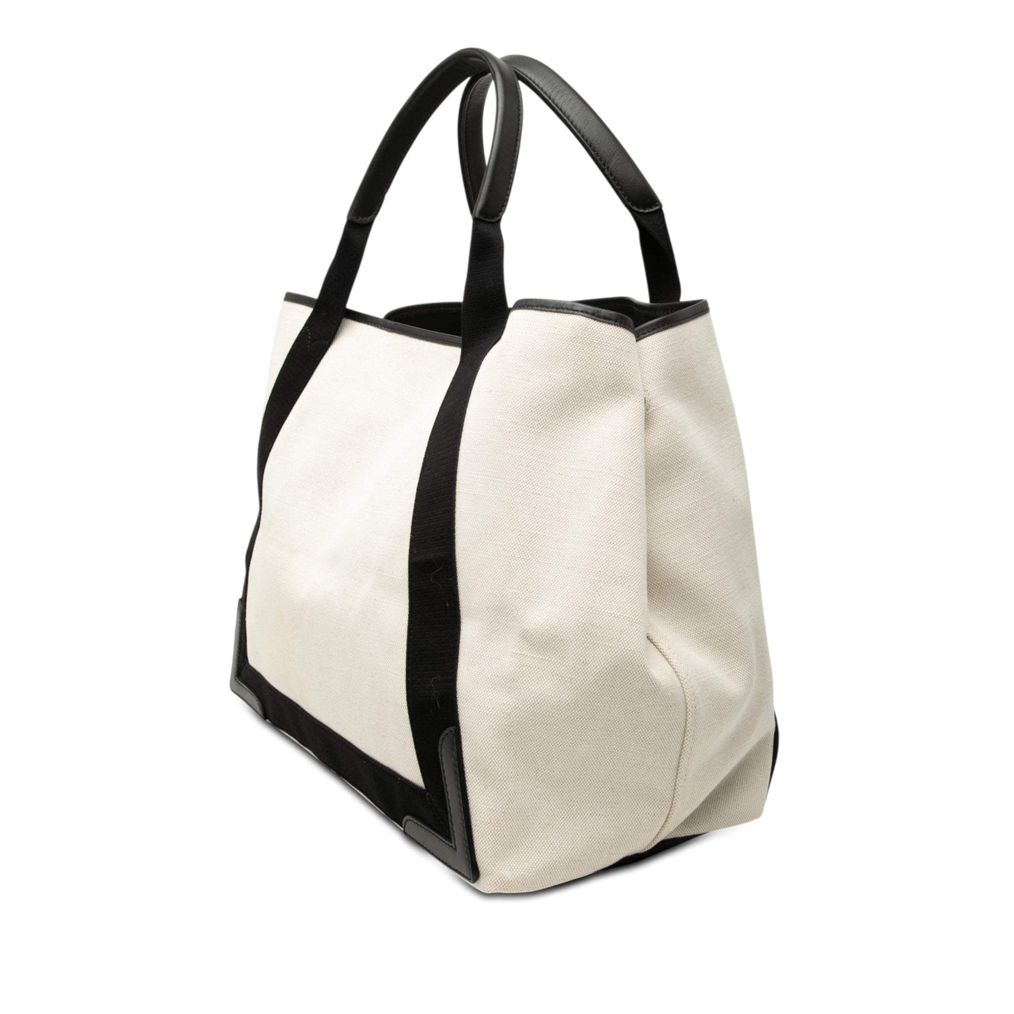 Canvas Navy Cabas Tote M