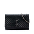 Medium Leather Studded Monogram Kate Crossbody