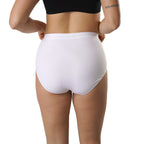 FEVI | Pack de 6 Bragas Tiro Alto | en 1 o 3 Colores Diferentes; Blanco, Negro y Beige | Reductoras