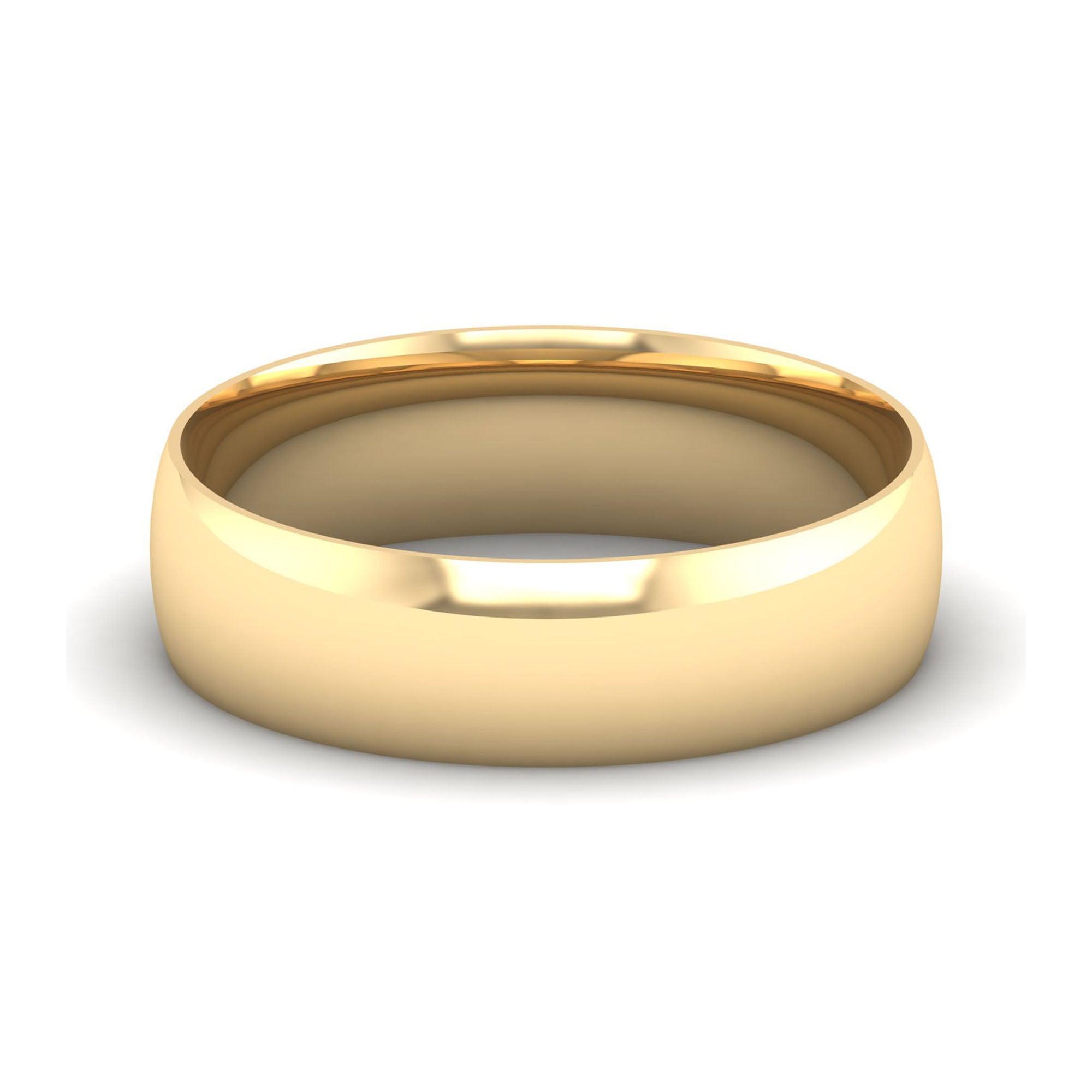 6mm Men's Comfort Fit Wedding Band