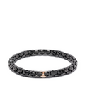 Orotech 18K Gold Stretch Bracelet — Black
