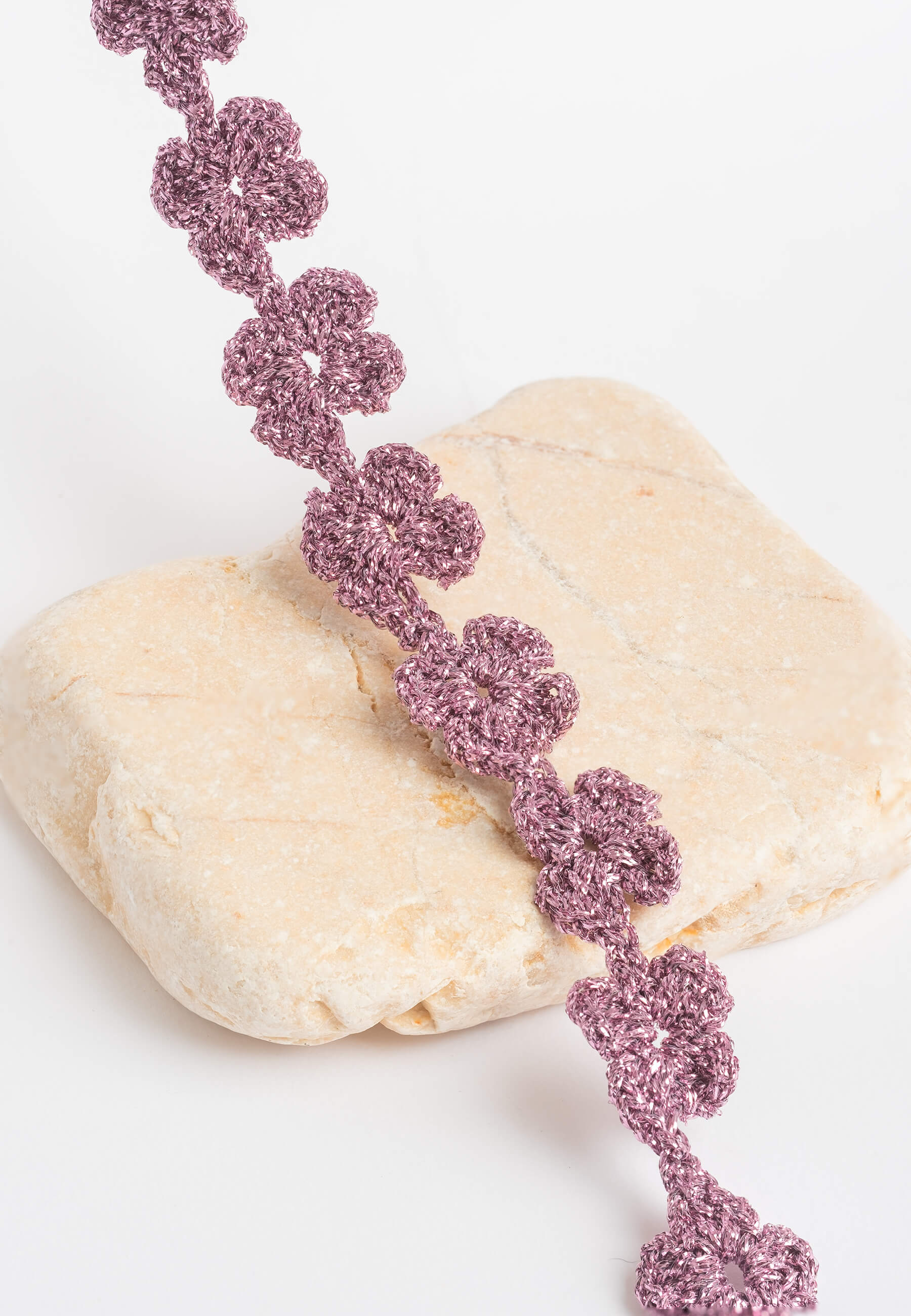 Choker Flower Binibeca Malva