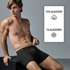 Don Algodon | Pack de 6 Boxers Para Hombre Lisos y Estampados | Suaves y Transpirables | 93% de Algodon | Maximo Confort | Para Uso Diario | 5 Tallas Disponibles