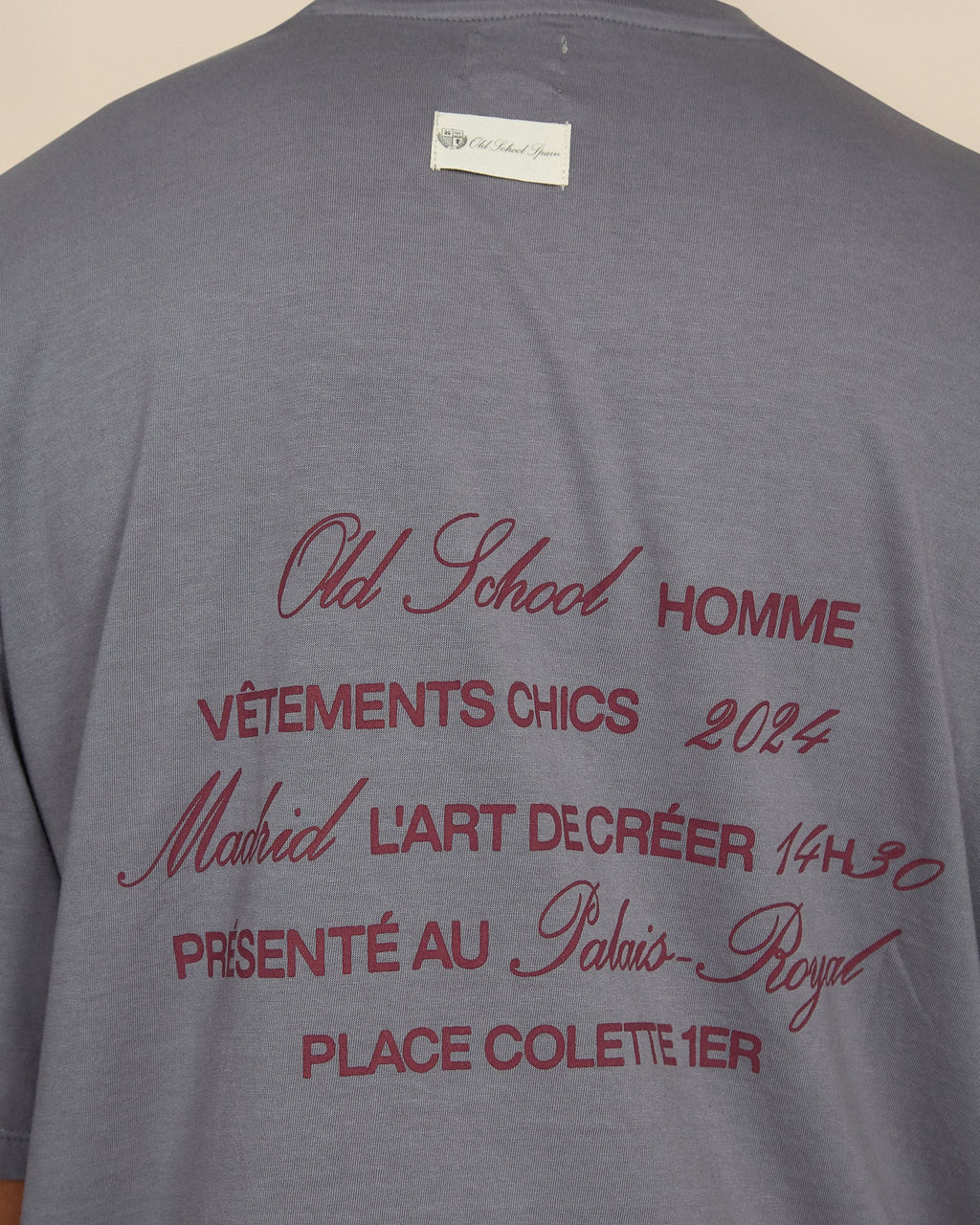 Camiseta Royal Gris