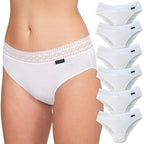 Don Algodon | Pack 6 Braguitas Algodón para Mujer | en 1 o 3 Colores: Negro, Beige y Blanco