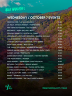 Wednesday, October 7, 2026 Ibiza & Formentera Events: Markets, Art, Boat Trips, Live Music, Culture & More