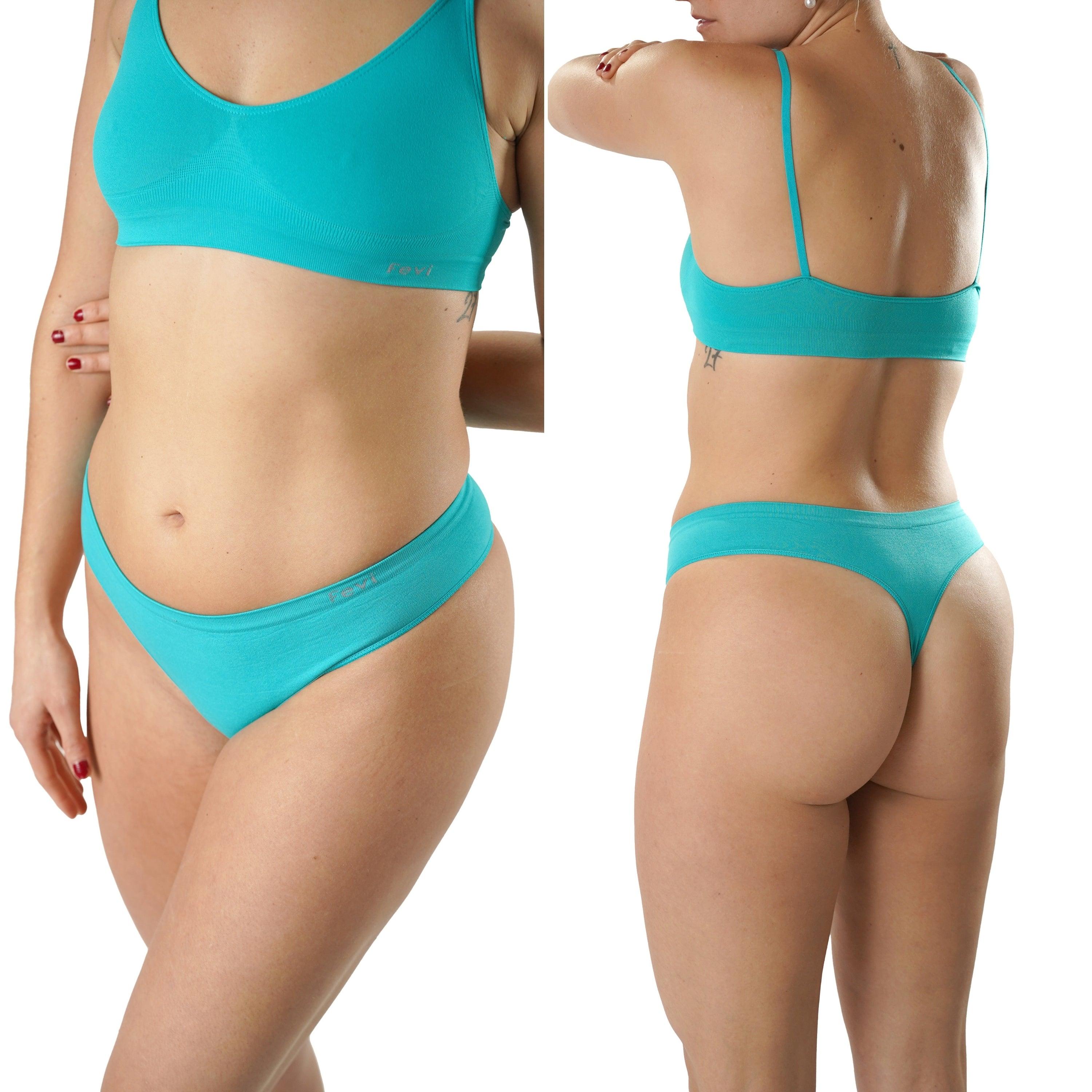 FEVI | Pack de 12 Tangas de 12 Colores| Talla Única M-L