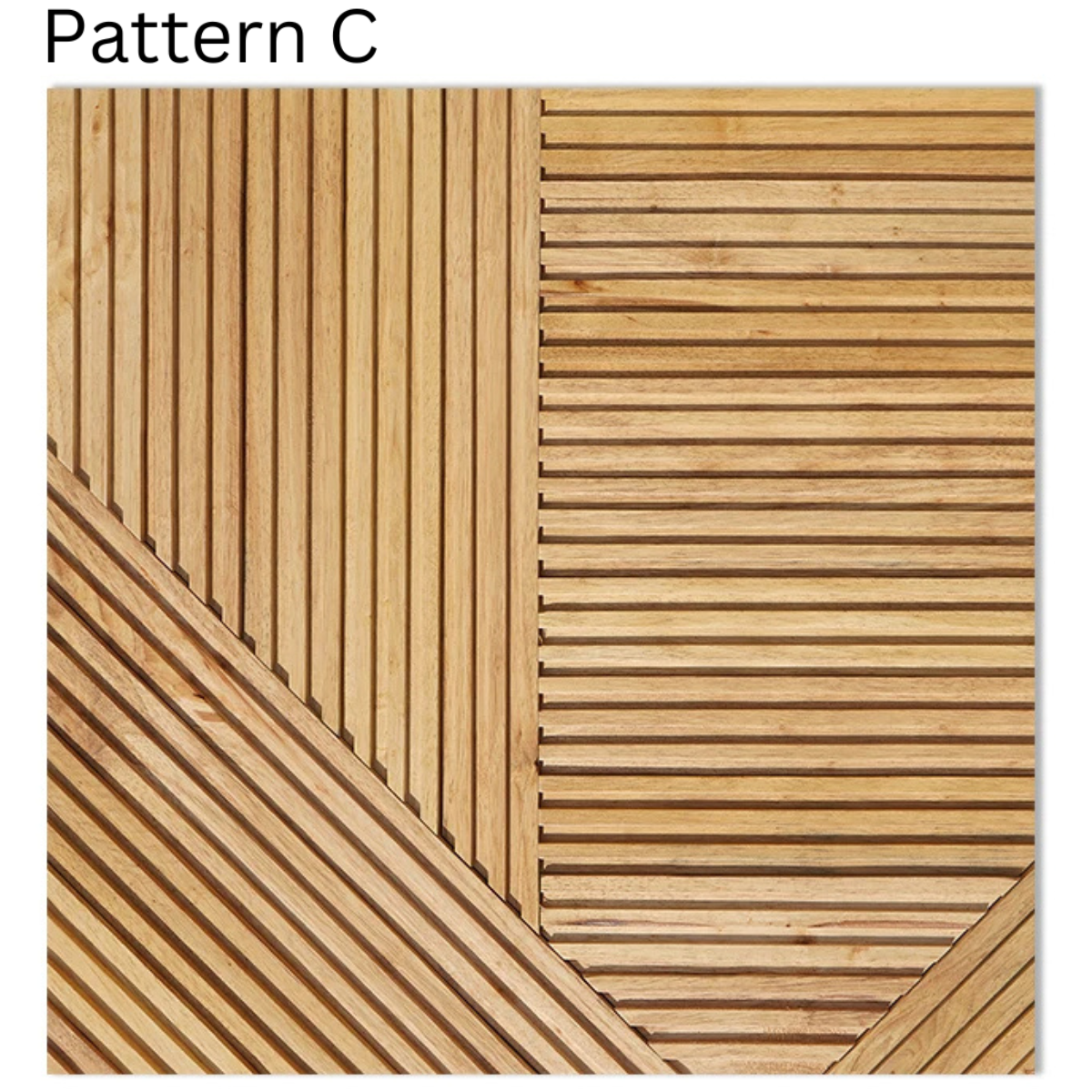ArtZ® Monaco Wood Wall Panel - C - Set of 3 Panels (11.6 sq. ft.)