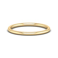 1.5mm Half Dome Wedding Ring