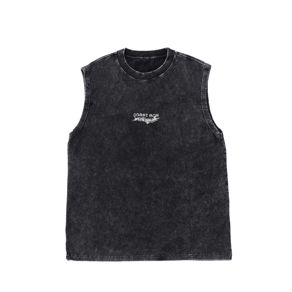 Black Washed Tank Top
