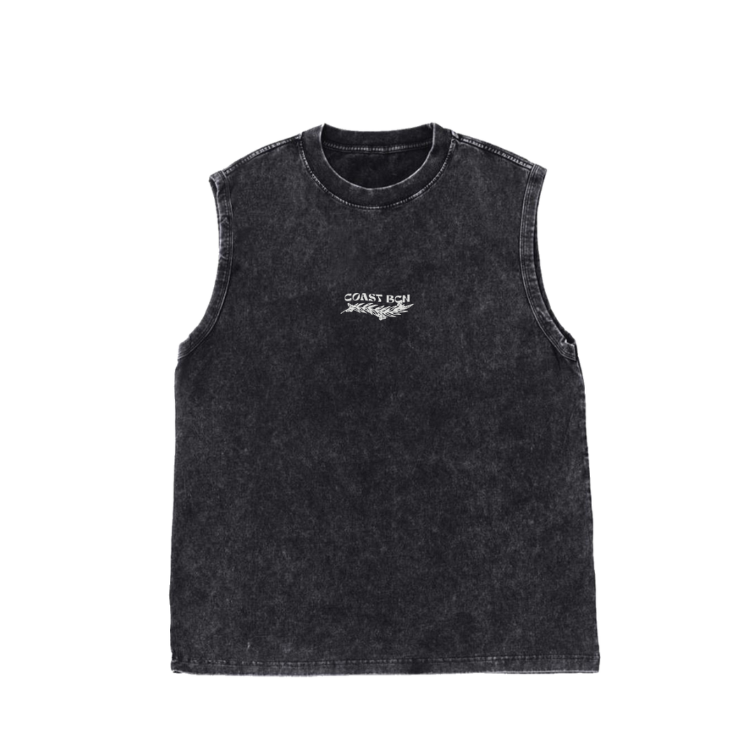 Black Washed Tank Top