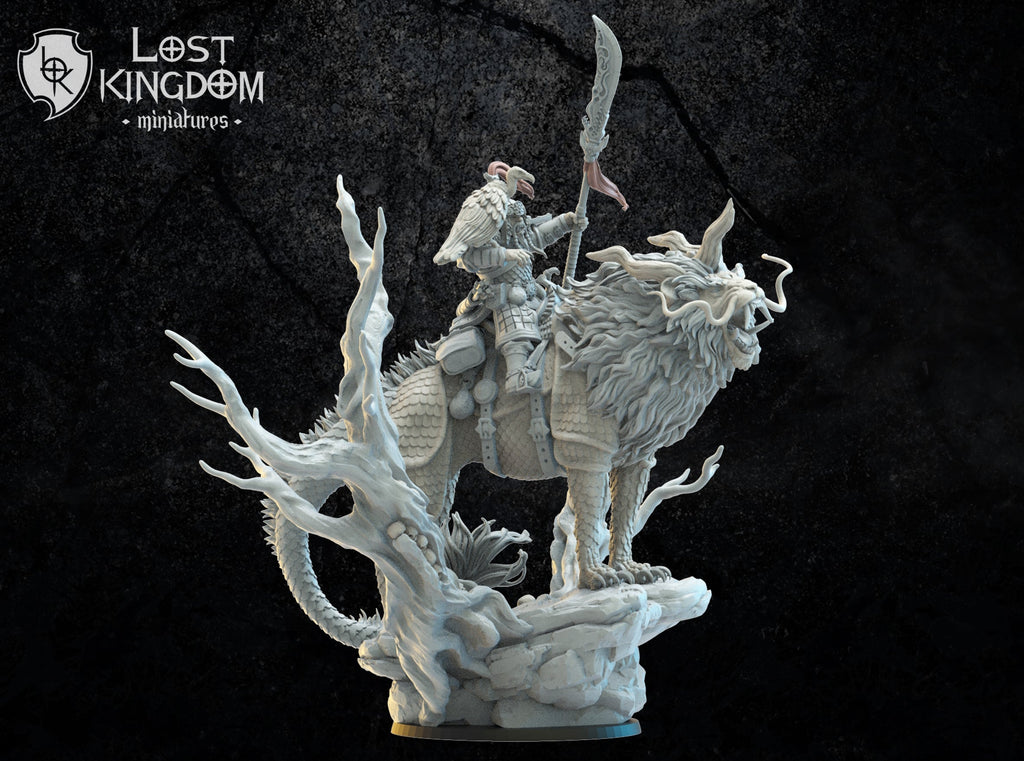 Gonghis Khan, Lord Commander On Nian, Lost Kingdom Miniatures
