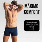Don Algodon | Pack 6 Boxers Lisos para Hombre | Suaves y Transpirables