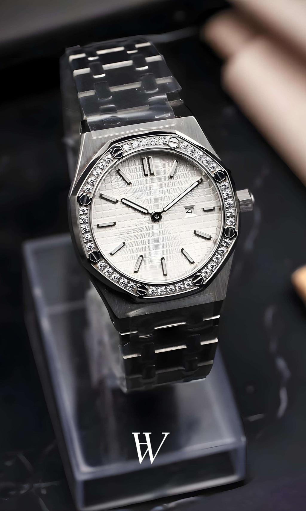 Lady Royal Seikoak Iced White